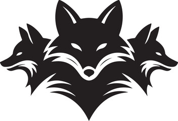 wolf head vector illustration