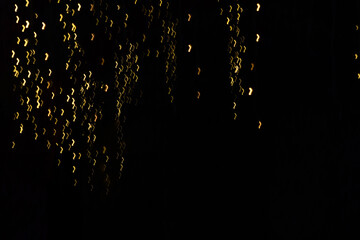 Similar to IMG_018 but with finer light streaks, creating an elegant effect of decorative string lights.