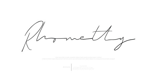 creative modern stylish calligraphy letter logo design