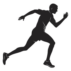running man silhouette
