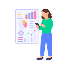 Budget Planning, organizing financial spending and saving goals