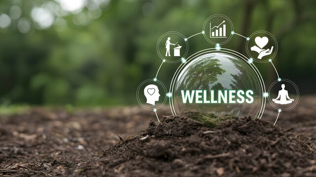 Promoting Well-being A Visual Representation of Wellness Concepts in the Context of Nature