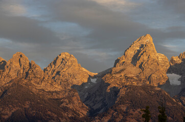 Beautiful Autumn Landscape in Grand Teton National Park Wyoming