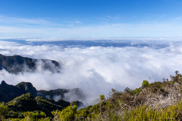 Pico Ruivo, Madeira’s highest peak, offers breathtaking 360° views of rugged mountains and cloud seas, reached by scenic trails from Pico do Arieiro or Achada do Teixeira.