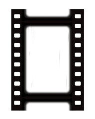 Obraz premium Frame film old video cinematic vintage movie border transparent retro vertical
