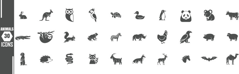 Collection of ancient cave paintings depicting animals and humans