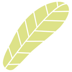 Piet Feather Illustration for Sinterklaas Celebration