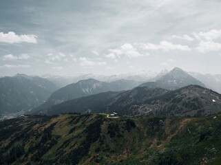 Expansive Panorama of the Radst&auml;dter Tauern and Distant Ranges from Saukarfunktel Peak
