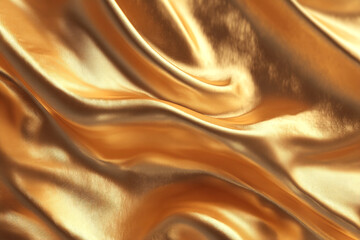 Luxurious Golden Fabric Texture