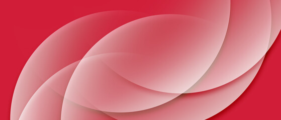 abstract red banner background with dynamic curve