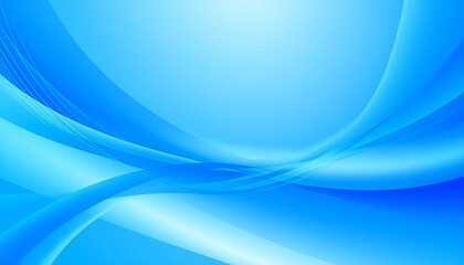Naklejka premium Serene Blue Abstract Fluid Lines and Smooth Gradients for Dynamic Backgrounds