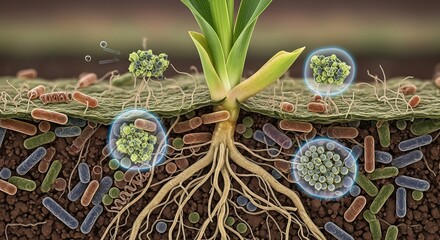 Bacterial consortium promoting sustainable crop yield