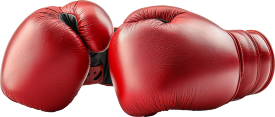 red boxing gloves
