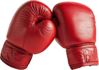 red boxing gloves