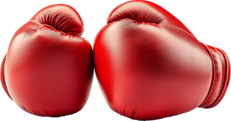 red boxing gloves