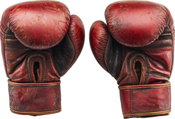 red boxing gloves