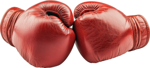 red boxing gloves
