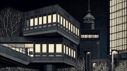 Obraz premium old building in the city