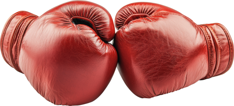 red boxing gloves