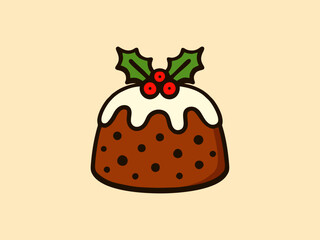 Hot chocolate with whipped cream and a sprinkle of holly