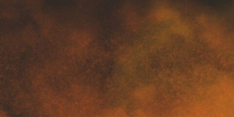 Brown texture. Orange powder explosion on black background. grunge and grainy abstract Flying through stormy brown clouds .