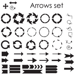 Bold Directional Icons Vector Pack