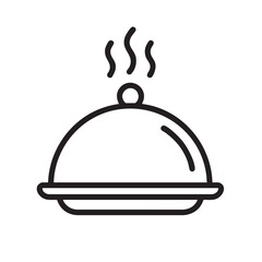 Obraz premium a steaming cloche lid symbolizes freshly cooked gourmet meals ready to be served at fine dining restaurants