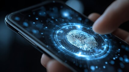 Two-factor authentication process digital security user engagement modern technology close-up view cybersecurity awareness