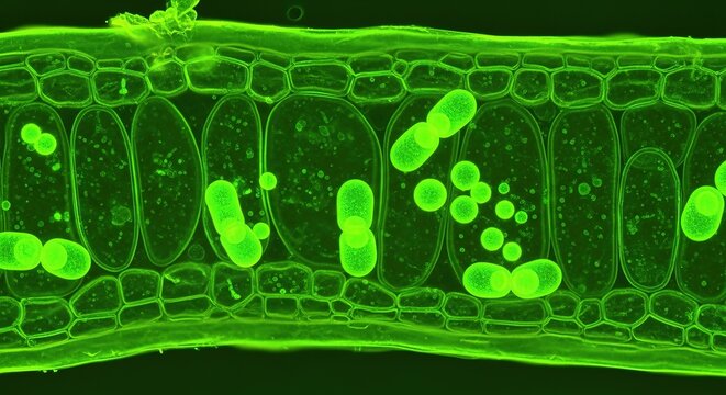 Visualization of endophytic bacteria using GFP tagging