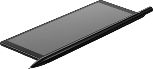 tablet with stylus pen 