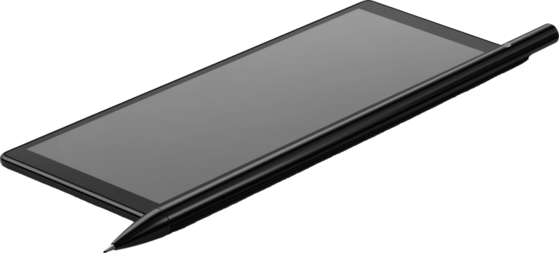 tablet with stylus pen 