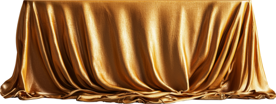 golden tablecloth 