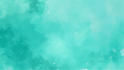 Abstract Soft Teal & Turquoise Watercolor Wash Background. Aqua Blue Gradient Texture for Serene Design, Digital Wallpaper & Calming Wellness Graphics.