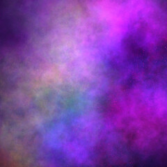 Vibrant Cosmic Nebula Texture Background with Pink Dust