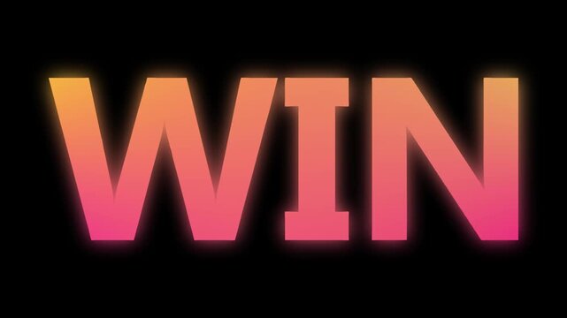 win none text with light burst effect on a dark blue background with sparkles