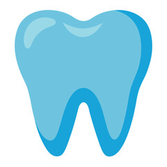Tooth Vector Illustration, Cartoon, Clipart & Line Art Design for Dental Graphics.eps