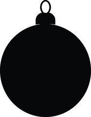 Elegant Ornament Silhouette Vector Graphic Design Element for Holiday Decoration And Celebratory Design Projects