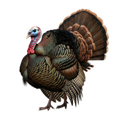 turkey in a white background