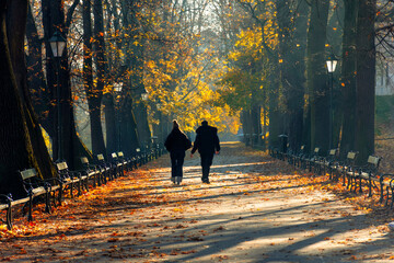 Krak&oacute;w, jesień na Plantach