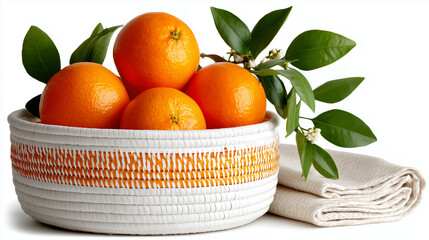 oranges of basket