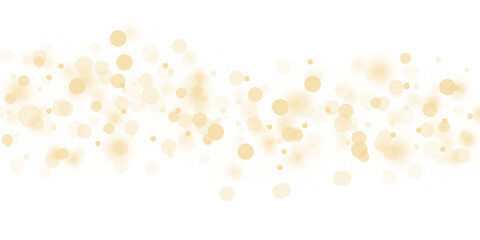 Abstract golden glowing particles flowing with sparkling bokeh light