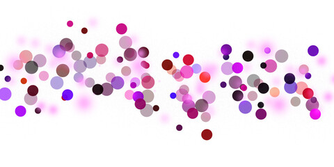 Vibrant abstract colorful particles bokeh png dynamic, modern conceptual background
