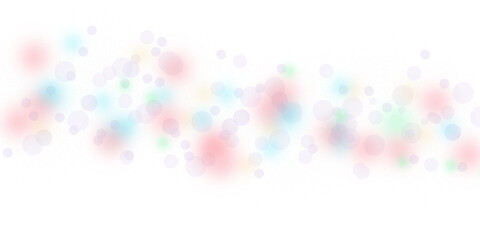  Pastel glowing particles flowing with sparkling bokeh light effect png