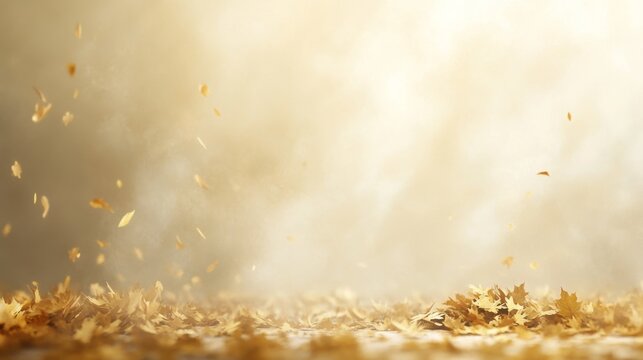 autumn leaves falling to the ground