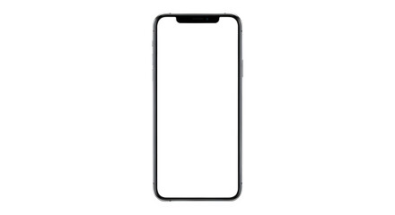 Sleek modern smartphone displaying a subtle gradient on a black background