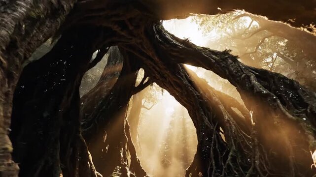 Mystical Tree Portal A Journey into the Enchanted Forest.