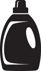 Bookshelf silhouette isolated on white background with books and decorations