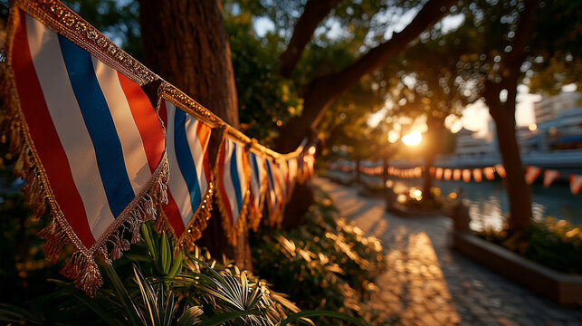 Thai flags 