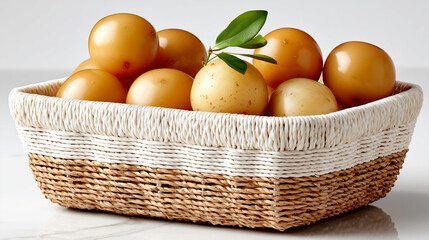 Potatos in a basket