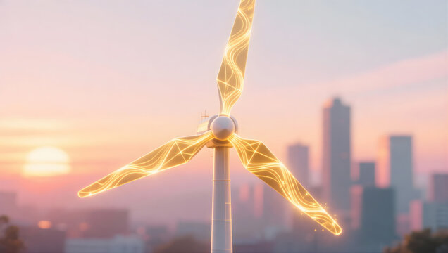 Smart technology enhances efficiency of IoT systems in harnessing wind energy for sustainable water solutions - Powered by Adobe